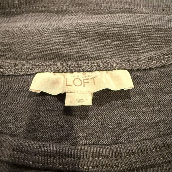 LOFT Black Sleeveless Boxy Tank Top - Picture 4 of 4